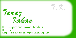 terez kakas business card